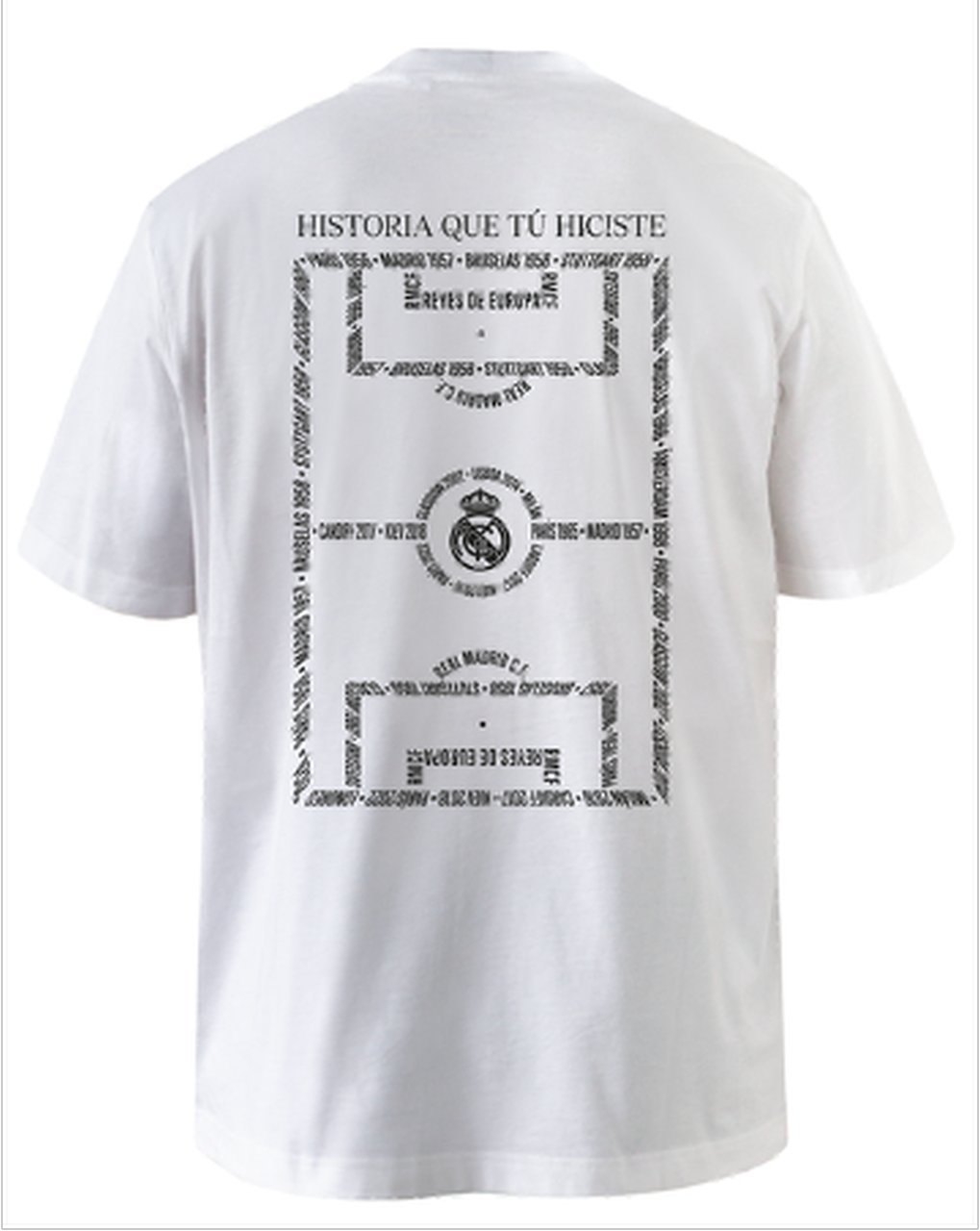 Mens T-Shirt Football Champions Field adidas Magic Moments White