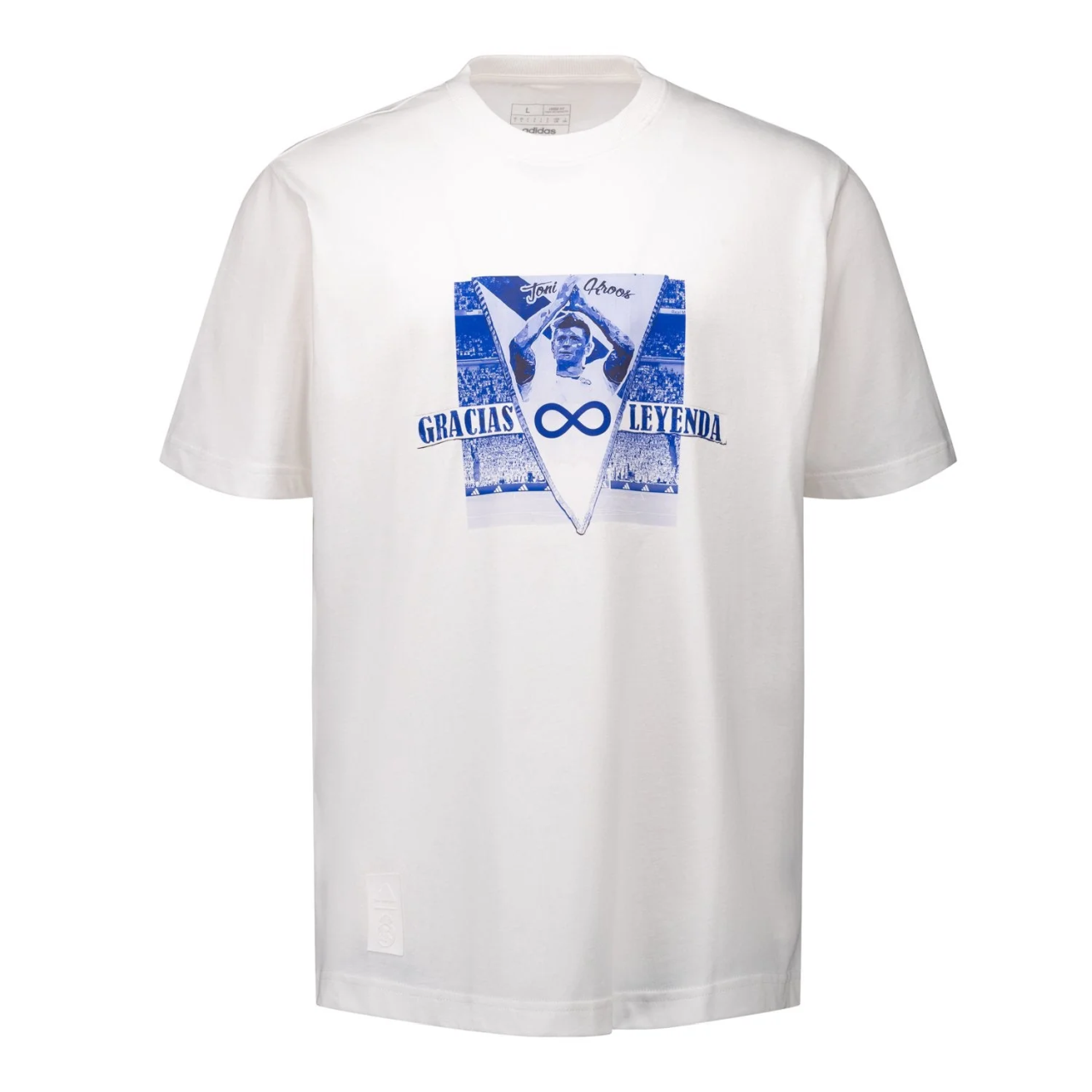 Mens T-Shirt Kroos adidas Magic Moments White
